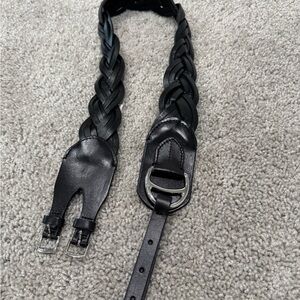 Ralph Lauren women’s black leather dress belt